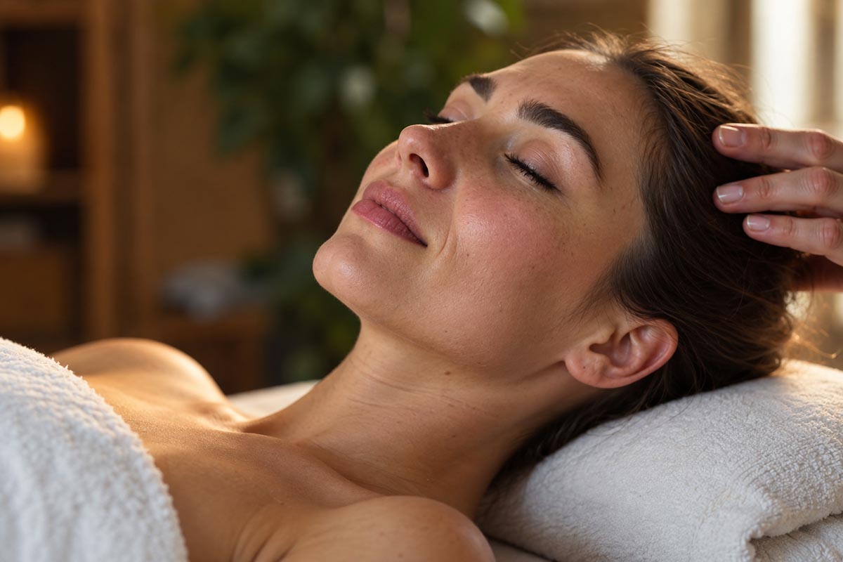 Massage aux huiles essentielles
