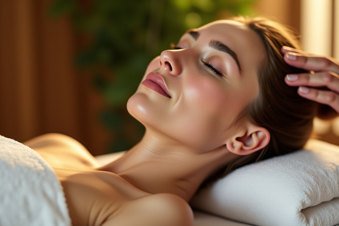 Massage aux huiles essentielles